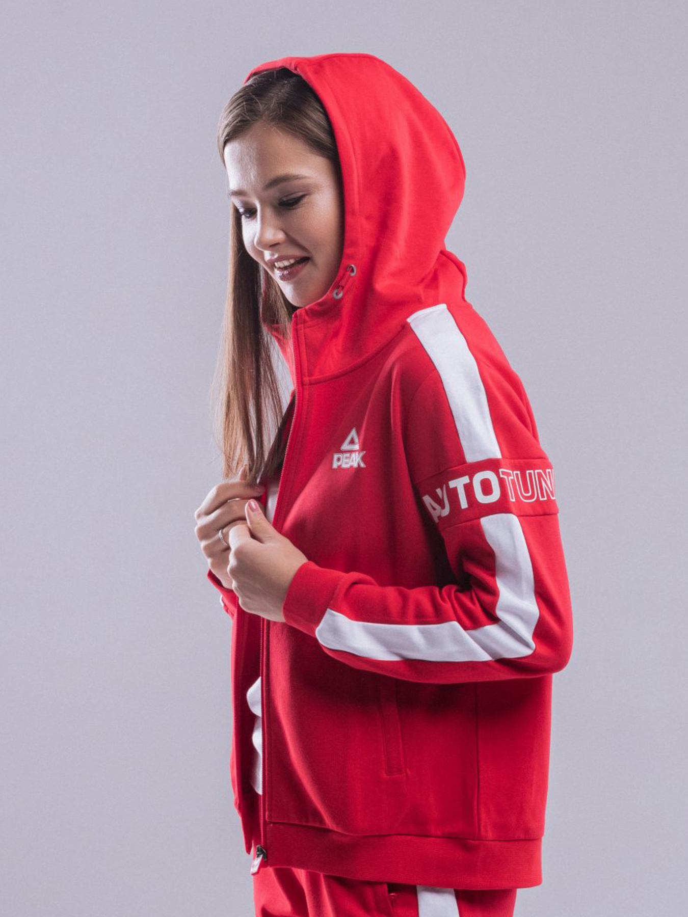 Спортивна кофта Peak модель FWA01028-RED Спортивна кофта Peak модель FWA01028-RED Фото