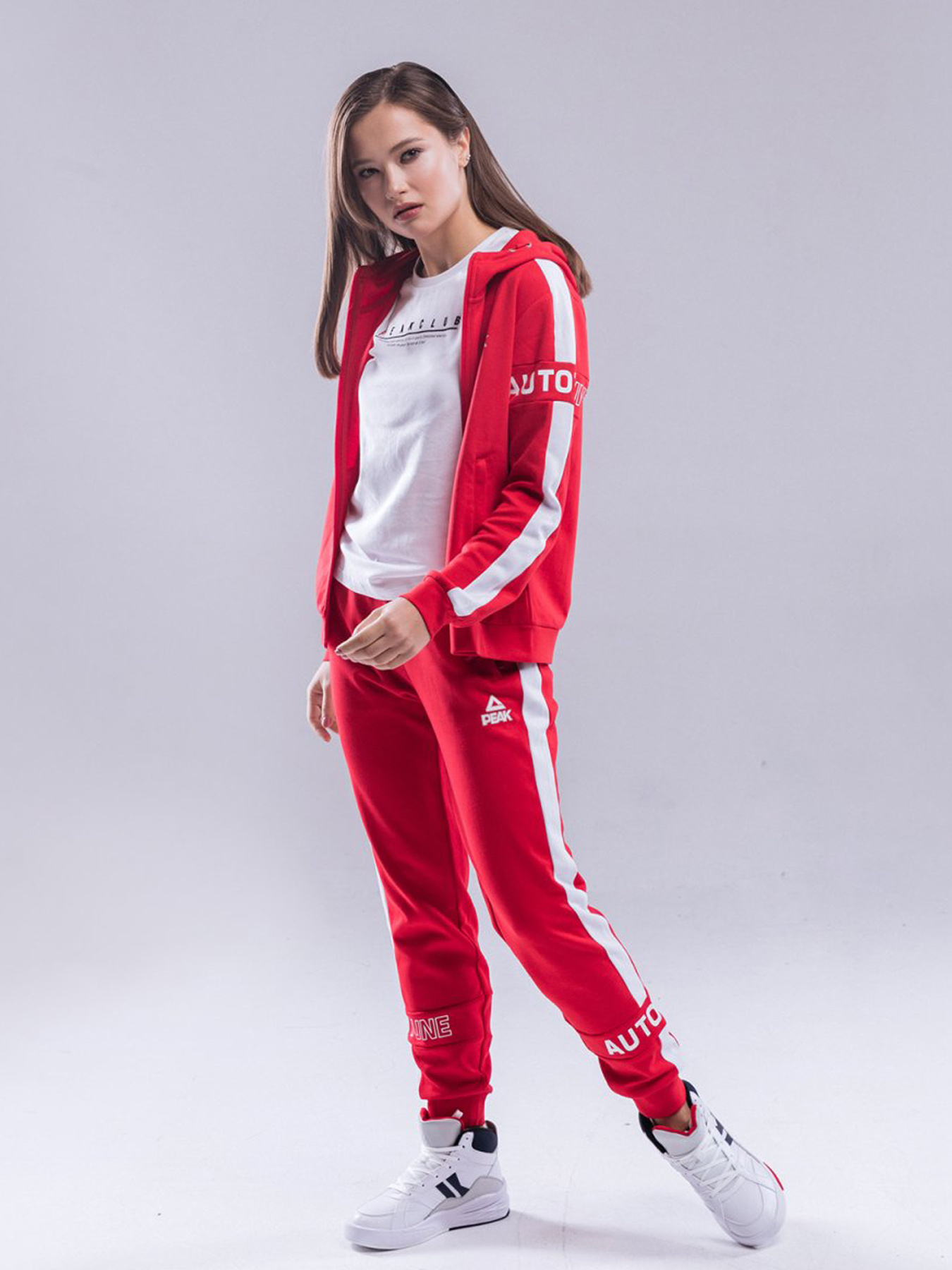 Спортивна кофта Peak модель FWA01028-RED Спортивна кофта Peak модель FWA01028-RED Фото