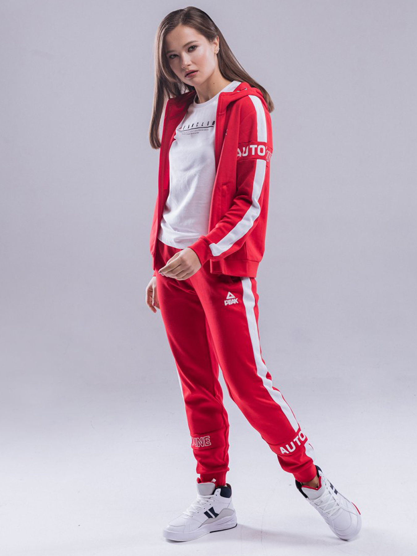 Штаны спортивные Peak модель FWB01028-RED Штаны спортивные Peak модель FWB01028-RED Фото