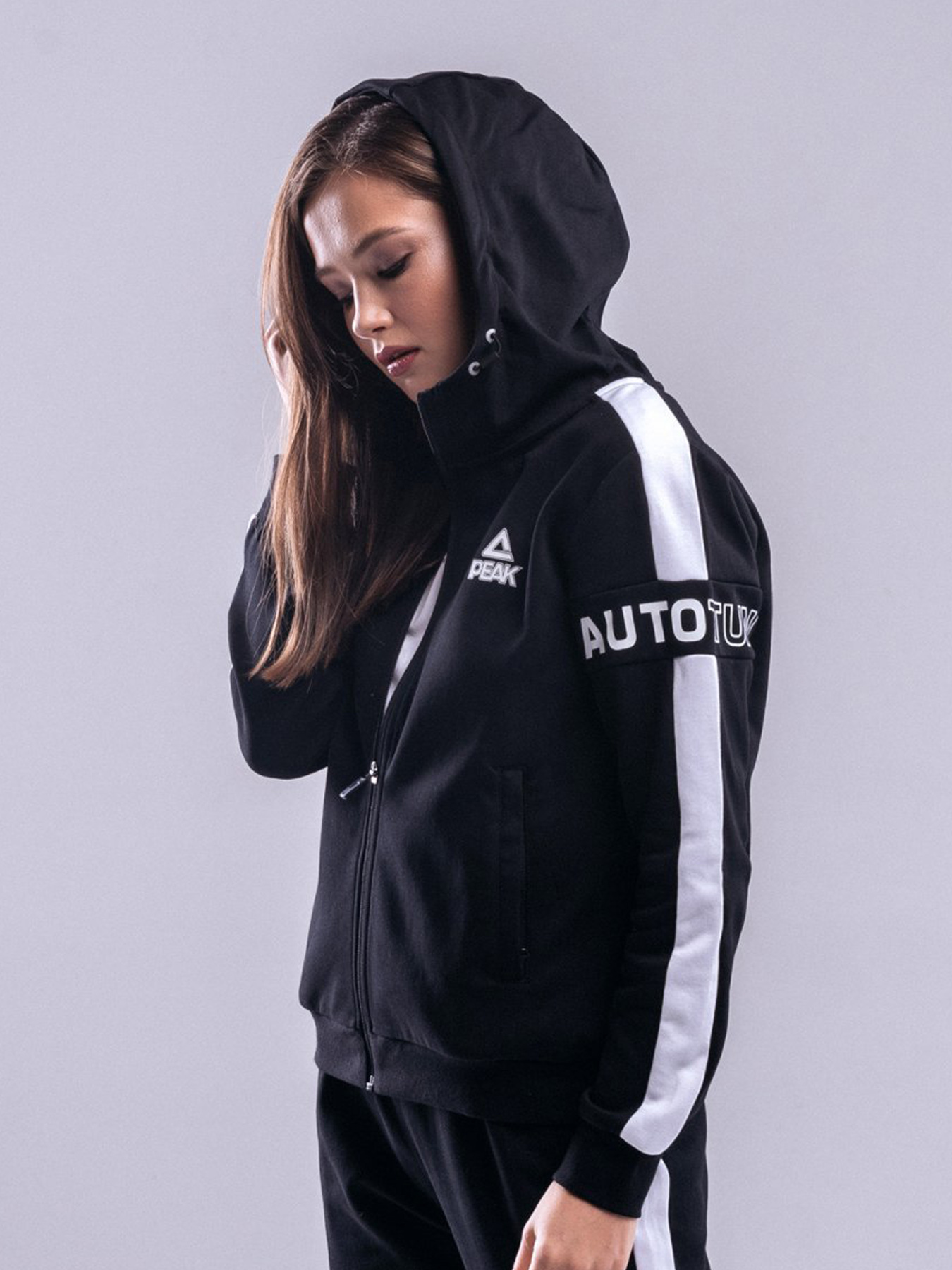 Кофта спортивная Peak модель FWA01028-BLA Фото