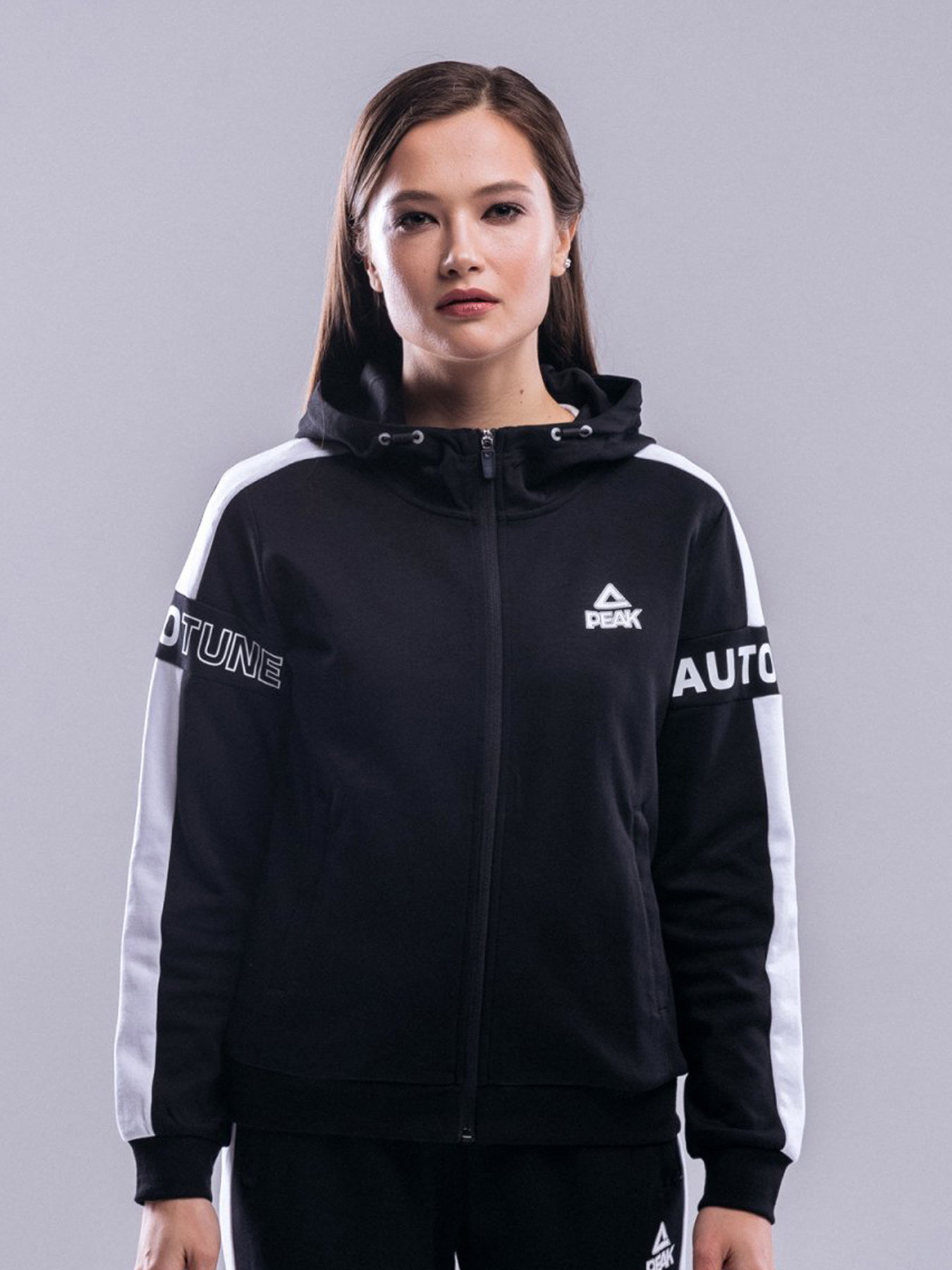 Спортивна кофта Peak модель FWA01028-BLA Спортивна кофта Peak модель FWA01028-BLA Фото