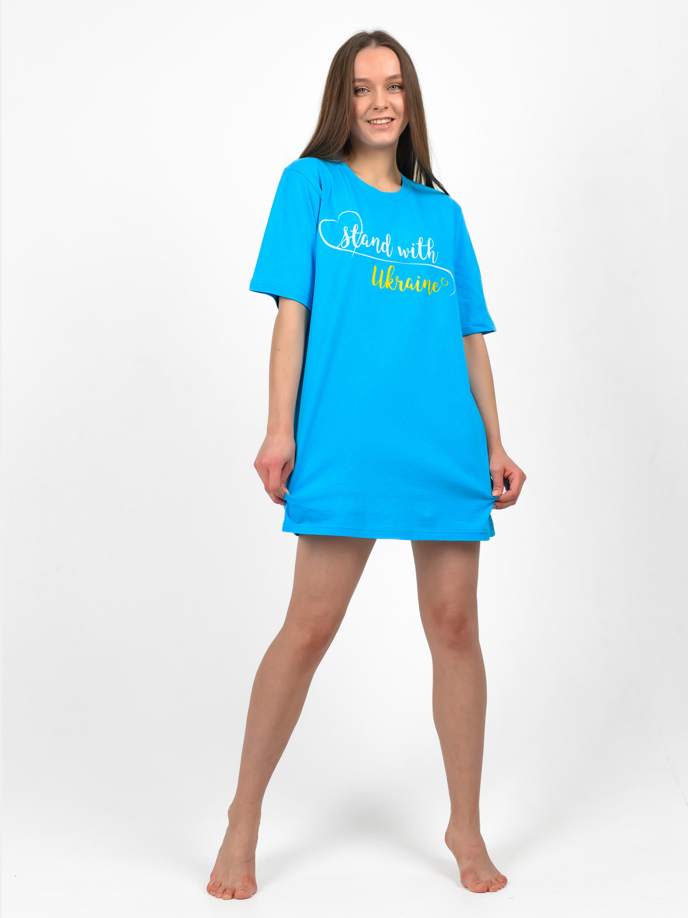 Ночная рубашка N.EL модель 782-09_blue Фото