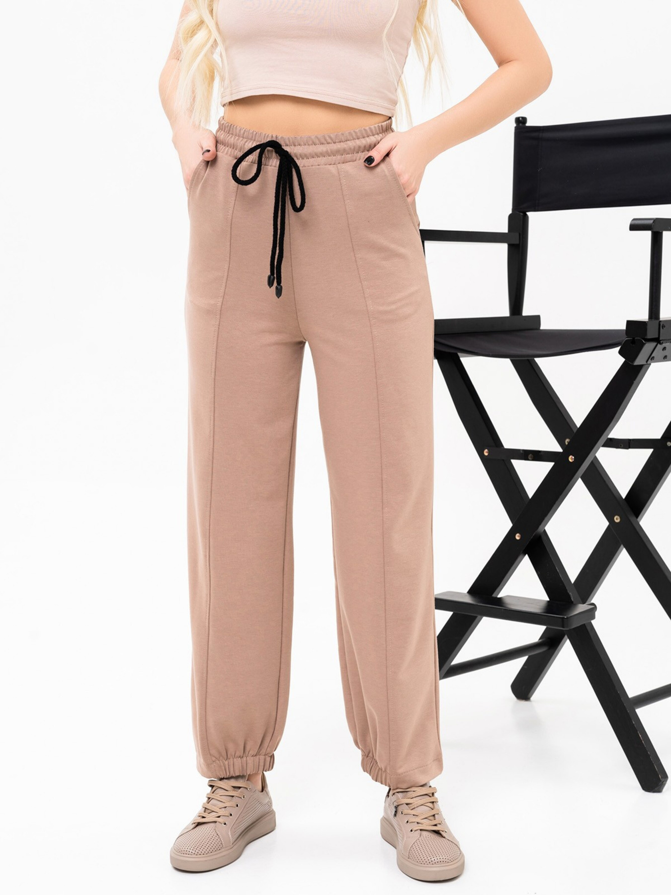 Штани спортивні ISSA Plus модель 13693_beige Фото