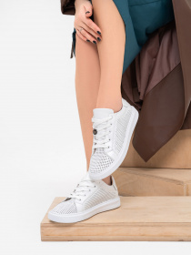 Кеды низкие ISSA Plus модель OB2-192_white Фото