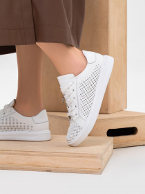 Кеды низкие ISSA Plus модель OB2-192_white Фото