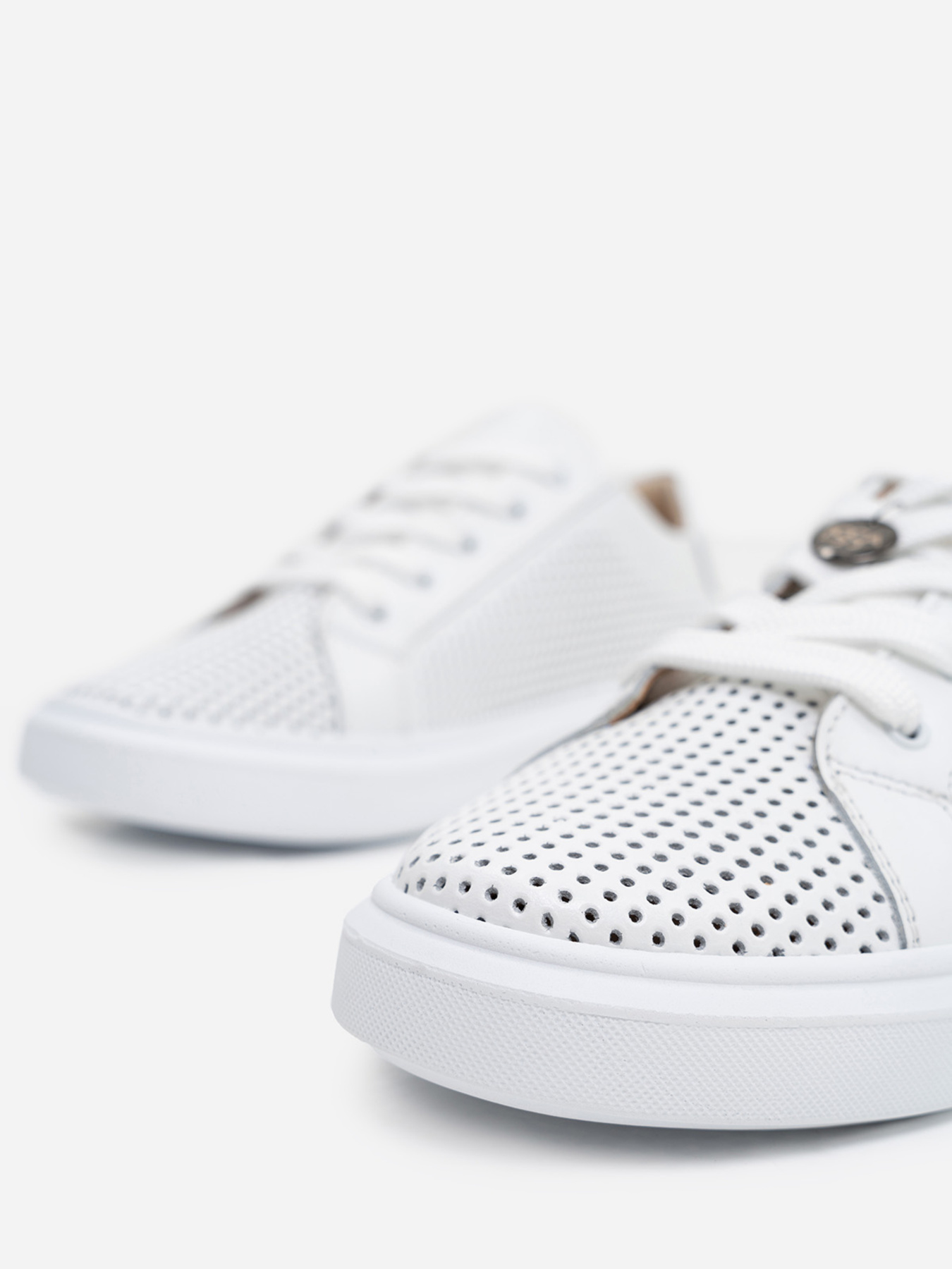 Кеды низкие ISSA Plus модель OB2-192_white Фото