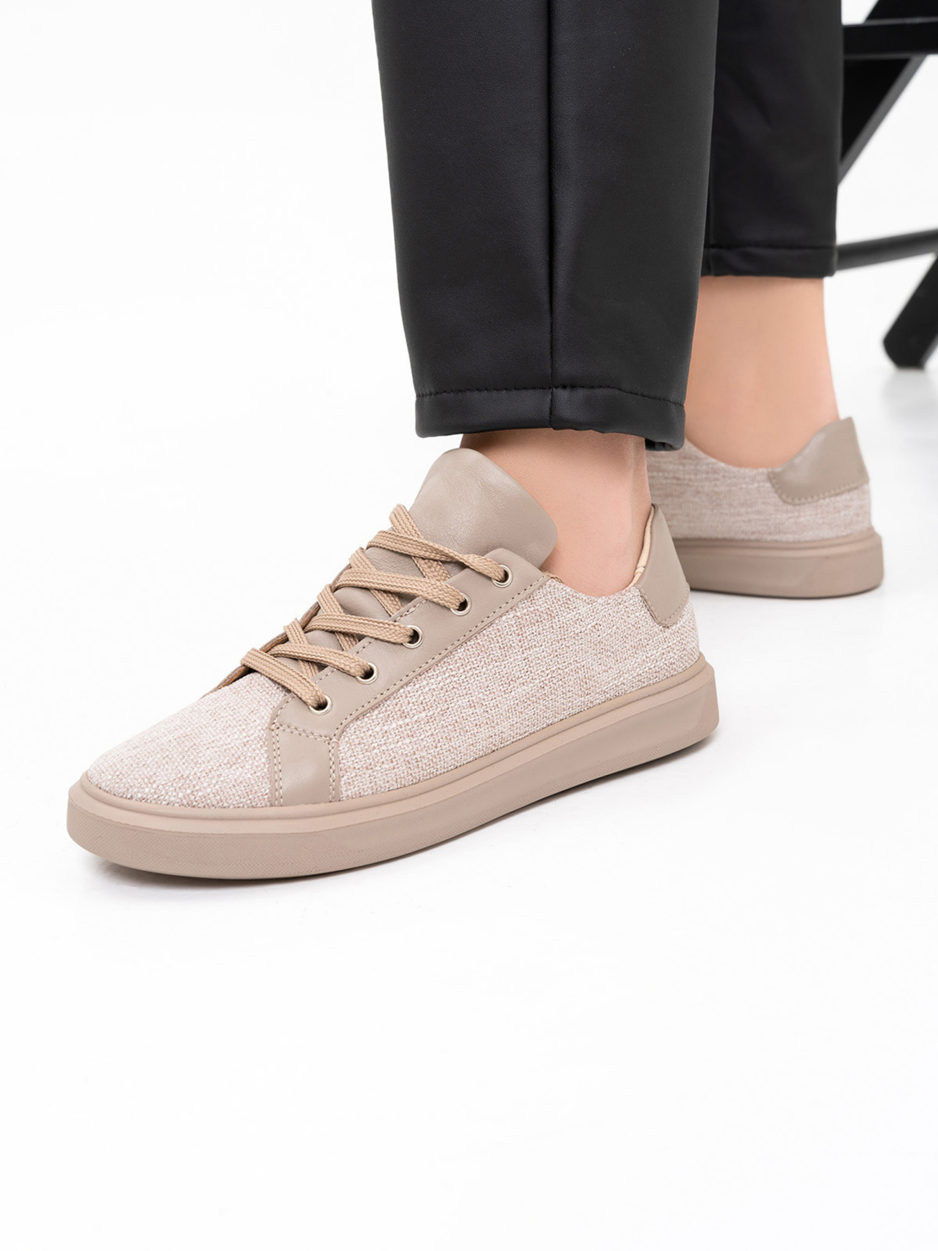 Кеди низькі ISSA Plus модель OB2-193_beige Фото