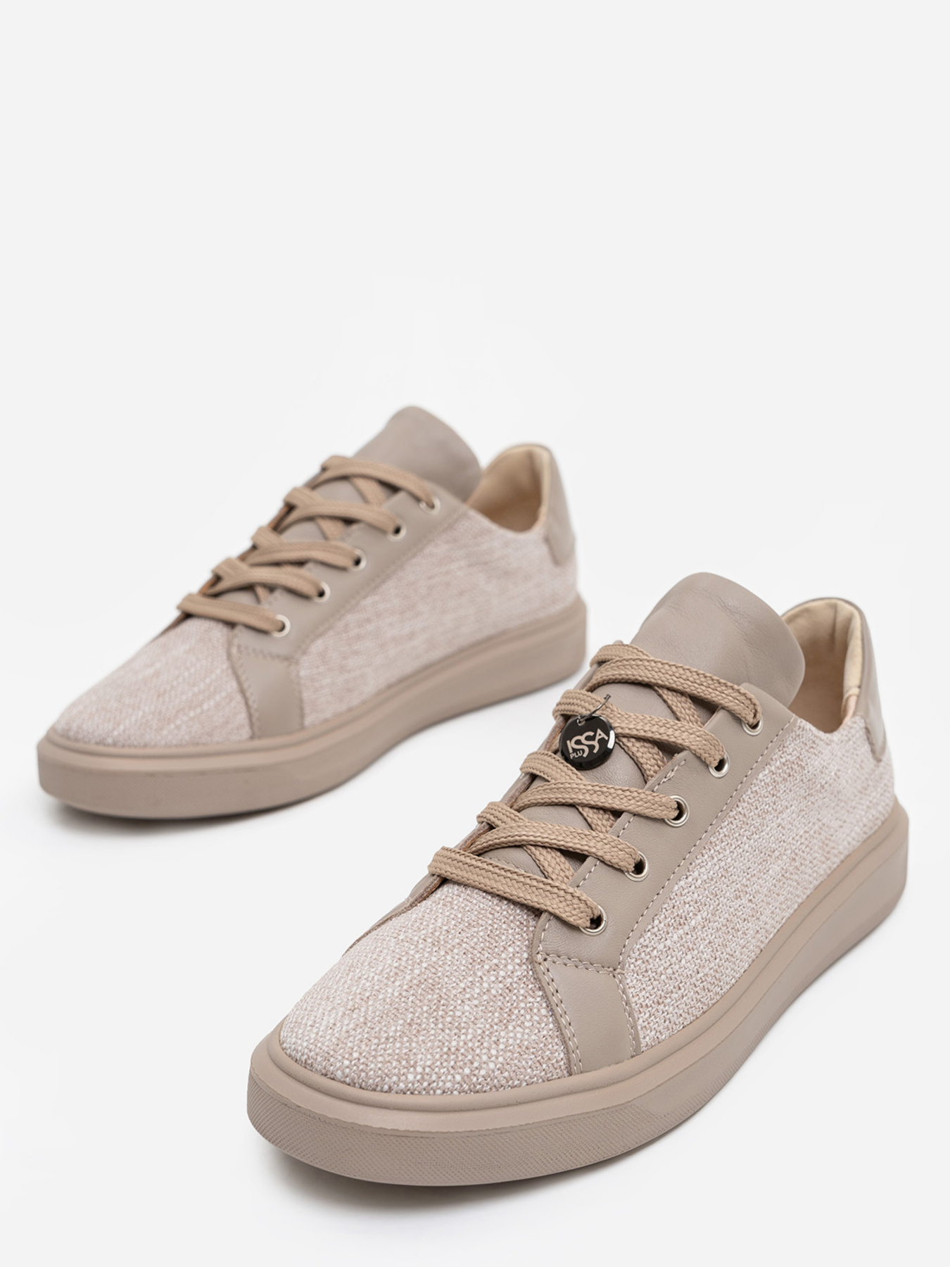 Кеды низкие ISSA Plus модель OB2-193_beige Кеды низкие ISSA Plus модель OB2-193_beige Фото