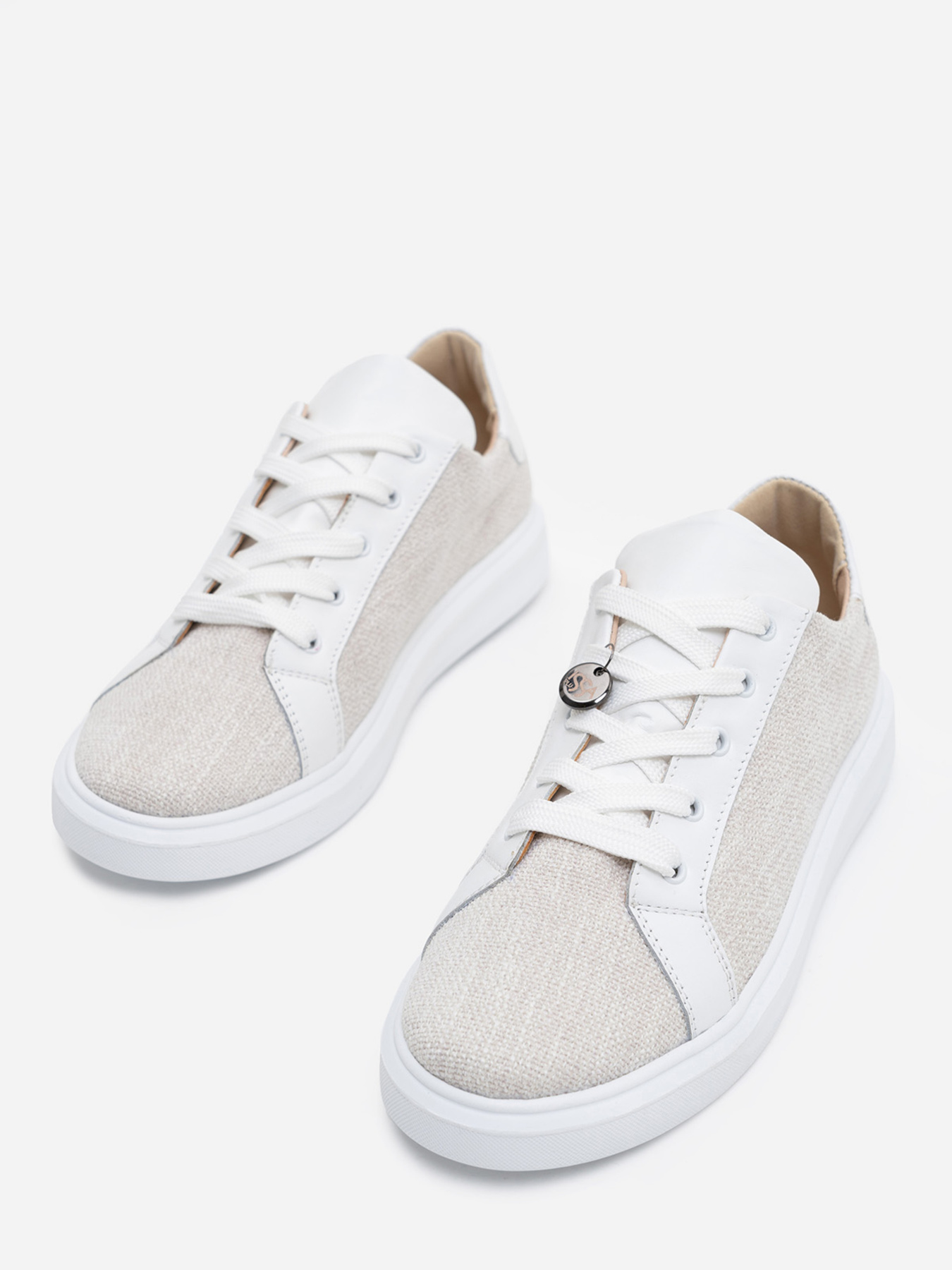 Кеды низкие ISSA Plus модель OB2-193_white Фото