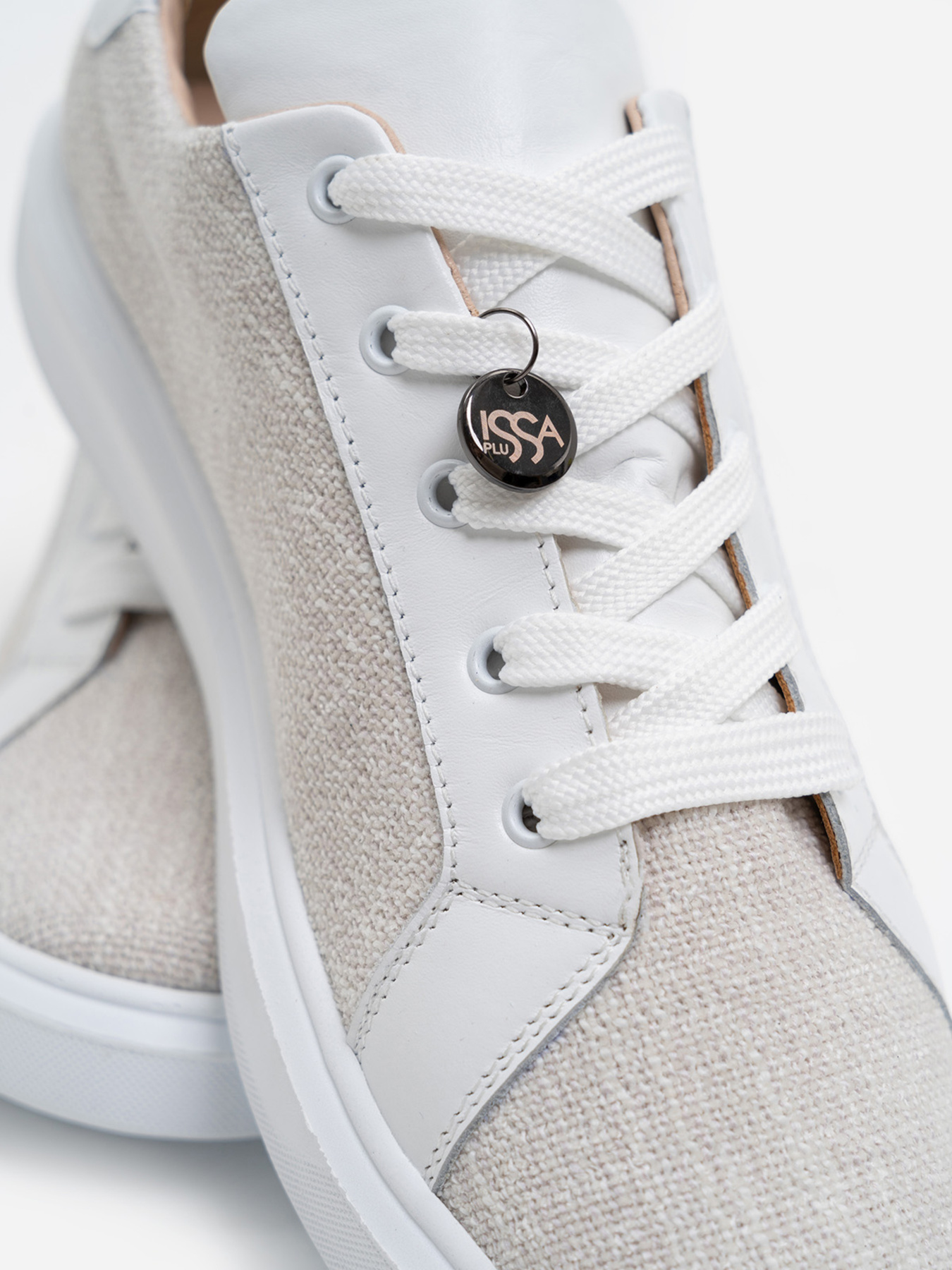 Кеды низкие ISSA Plus модель OB2-193_white Фото