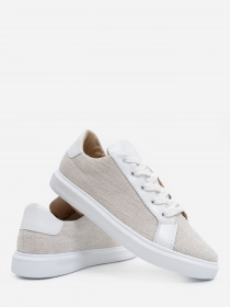 Кеды низкие ISSA Plus модель OB2-193_white Фото