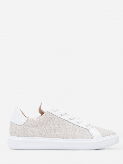 Кеды низкие ISSA Plus модель OB2-193_white Фото