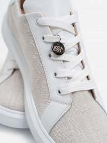 Кеды низкие ISSA Plus модель OB2-193_white Кеды низкие ISSA Plus модель OB2-193_white Фото