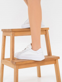 Кеды низкие ISSA Plus модель OB2-194_white Фото