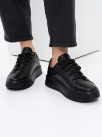 Кеды низкие ISSA Plus модель OB2-194_black Кеды низкие ISSA Plus модель OB2-194_black Фото