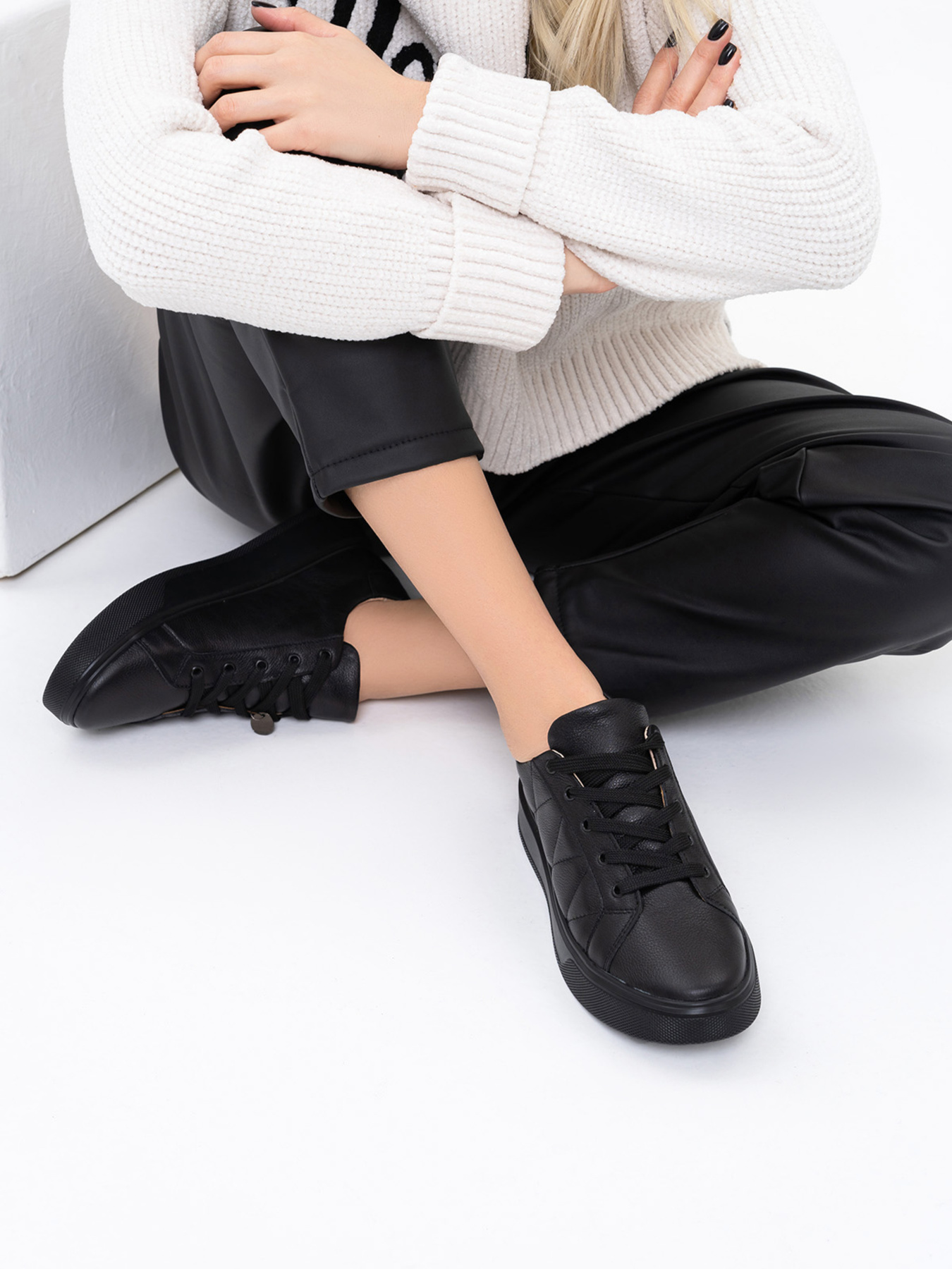 Кеди низькі ISSA Plus модель OB2-195_black Фото