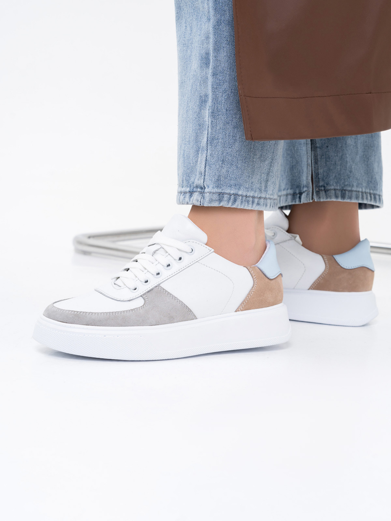 Кроссовки ISSA Plus модель OB2-198_white Фото