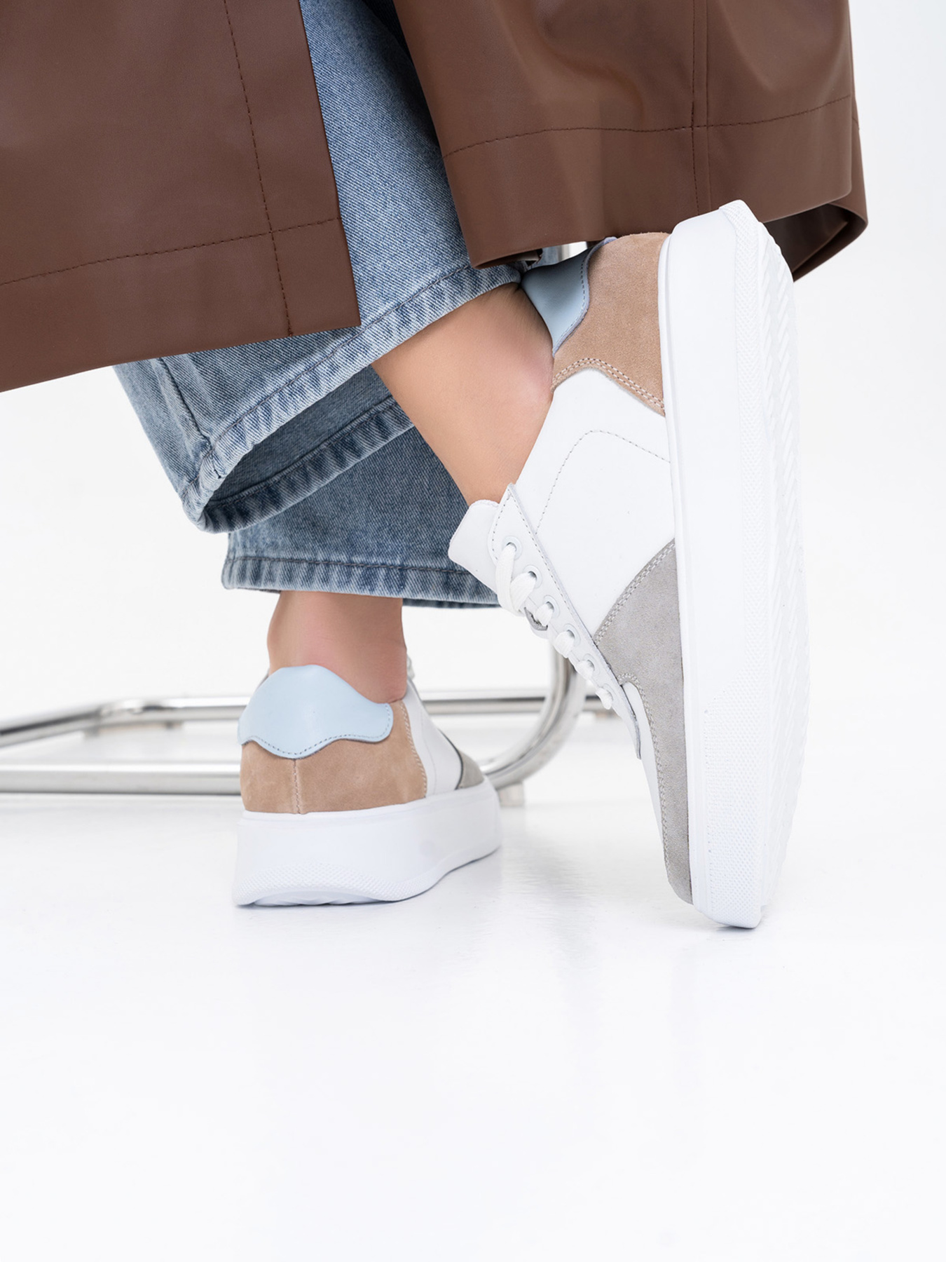 Кроссовки ISSA Plus модель OB2-198_white Фото