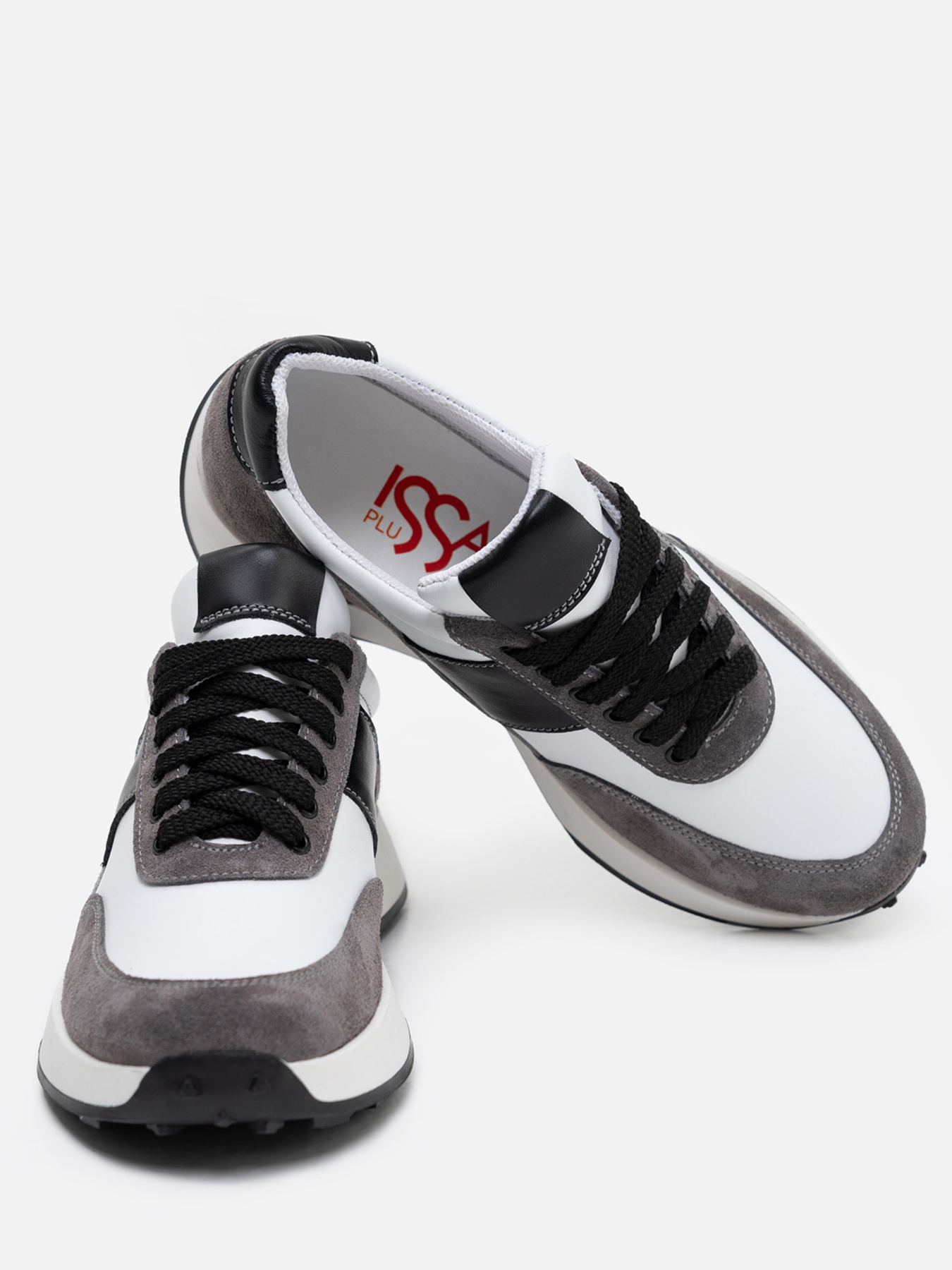 Кроссовки ISSA Plus модель OB2-200_whitegrey Фото