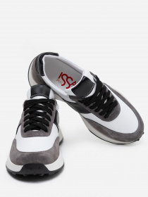 Кроссовки ISSA Plus модель OB2-200_whitegrey Фото