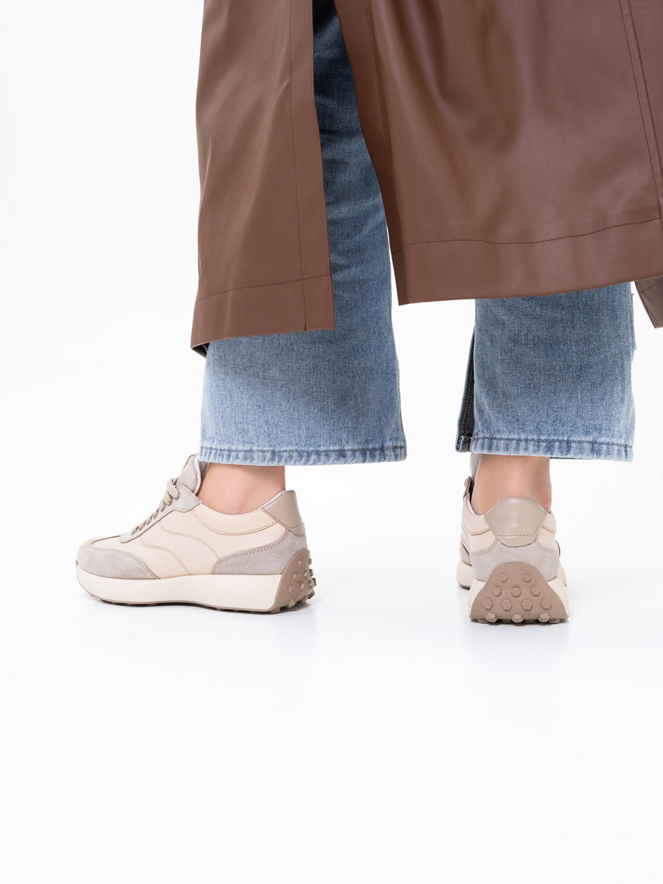 Кроссовки ISSA Plus модель OB2-201_beige Фото