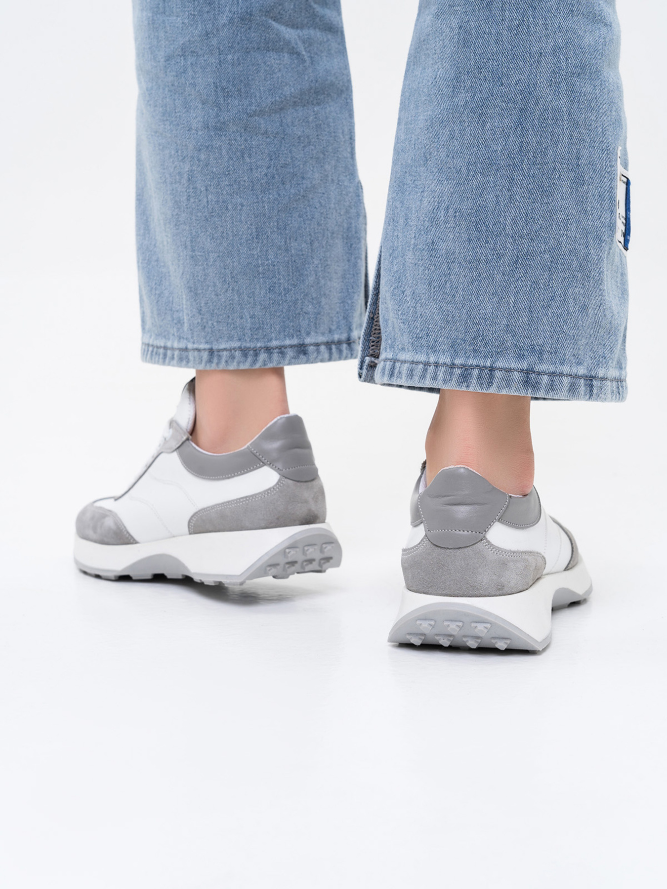 Кроссовки ISSA Plus модель OB2-201_whitegrey Фото