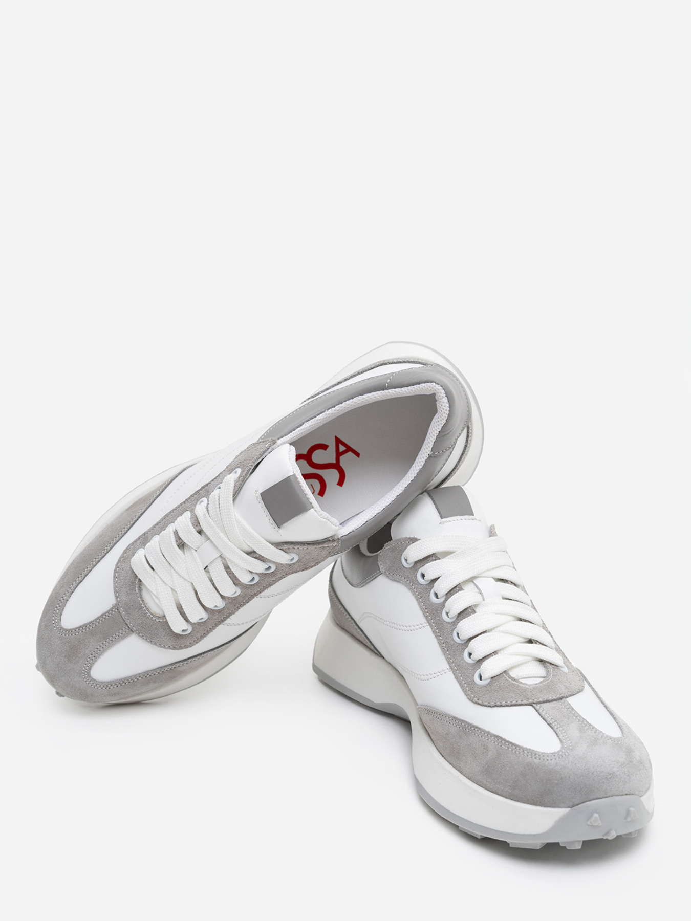 Кросівки повсякденні ISSA Plus модель OB2-201_whitegrey Фото