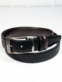 Ремень ISSA Plus модель R1-129_blackbrown Фото