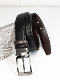 Ремень ISSA Plus модель R1-129_blackbrown Ремень ISSA Plus модель R1-129_blackbrown Фото