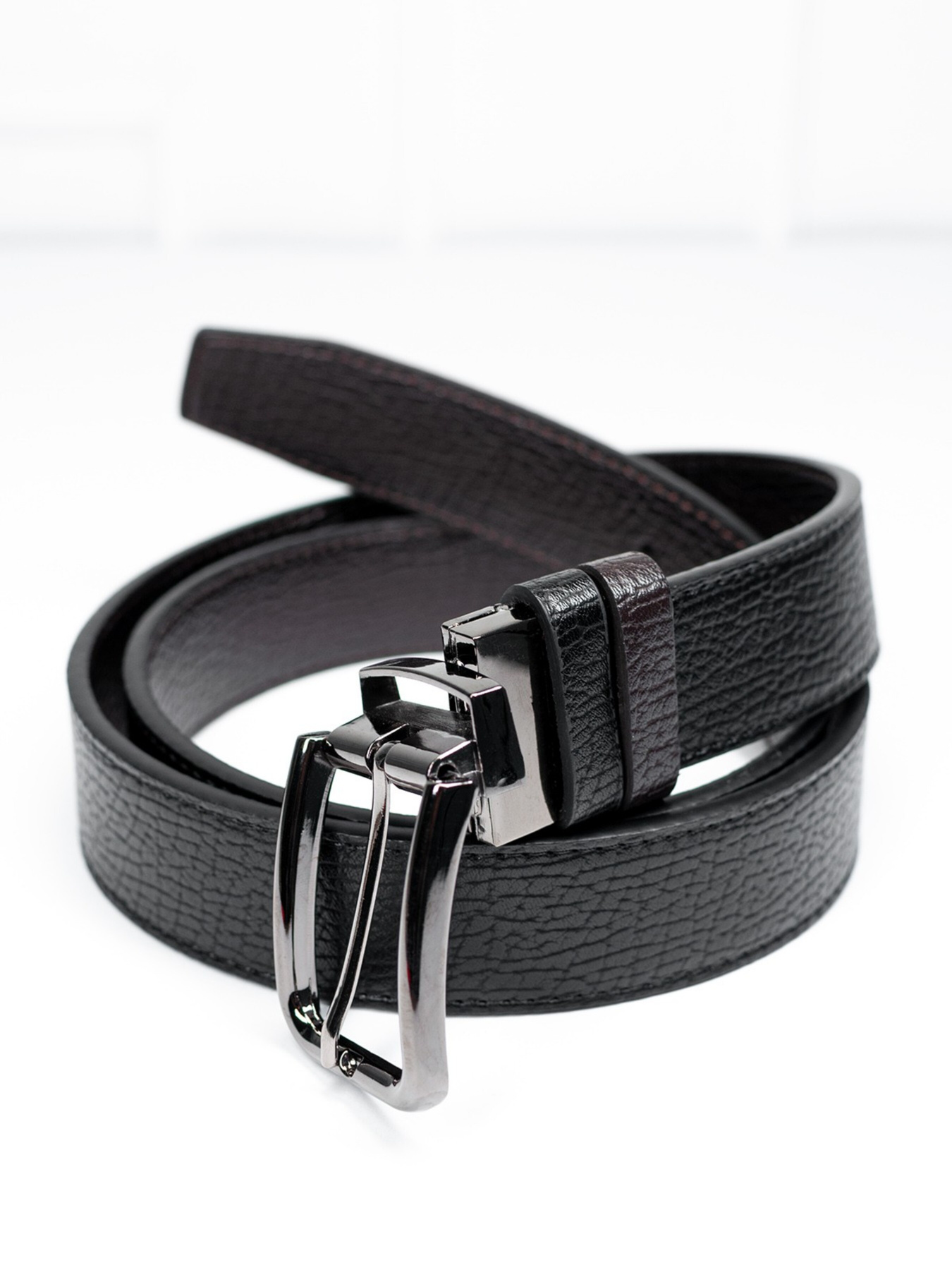 Ремень ISSA Plus модель R1-130_blackbrown Фото