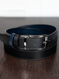 Ремень ISSA Plus модель R1-130_blackblue Фото