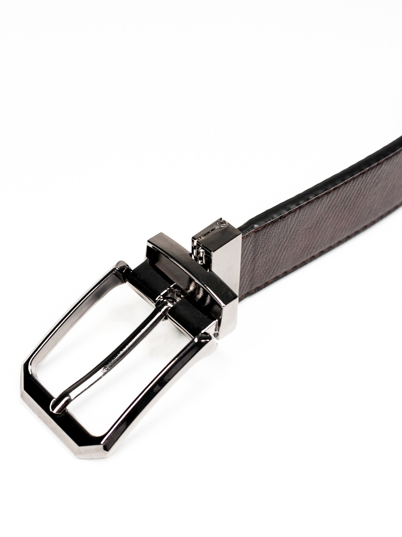 Ремень ISSA Plus модель R1-131_blackbrown Фото