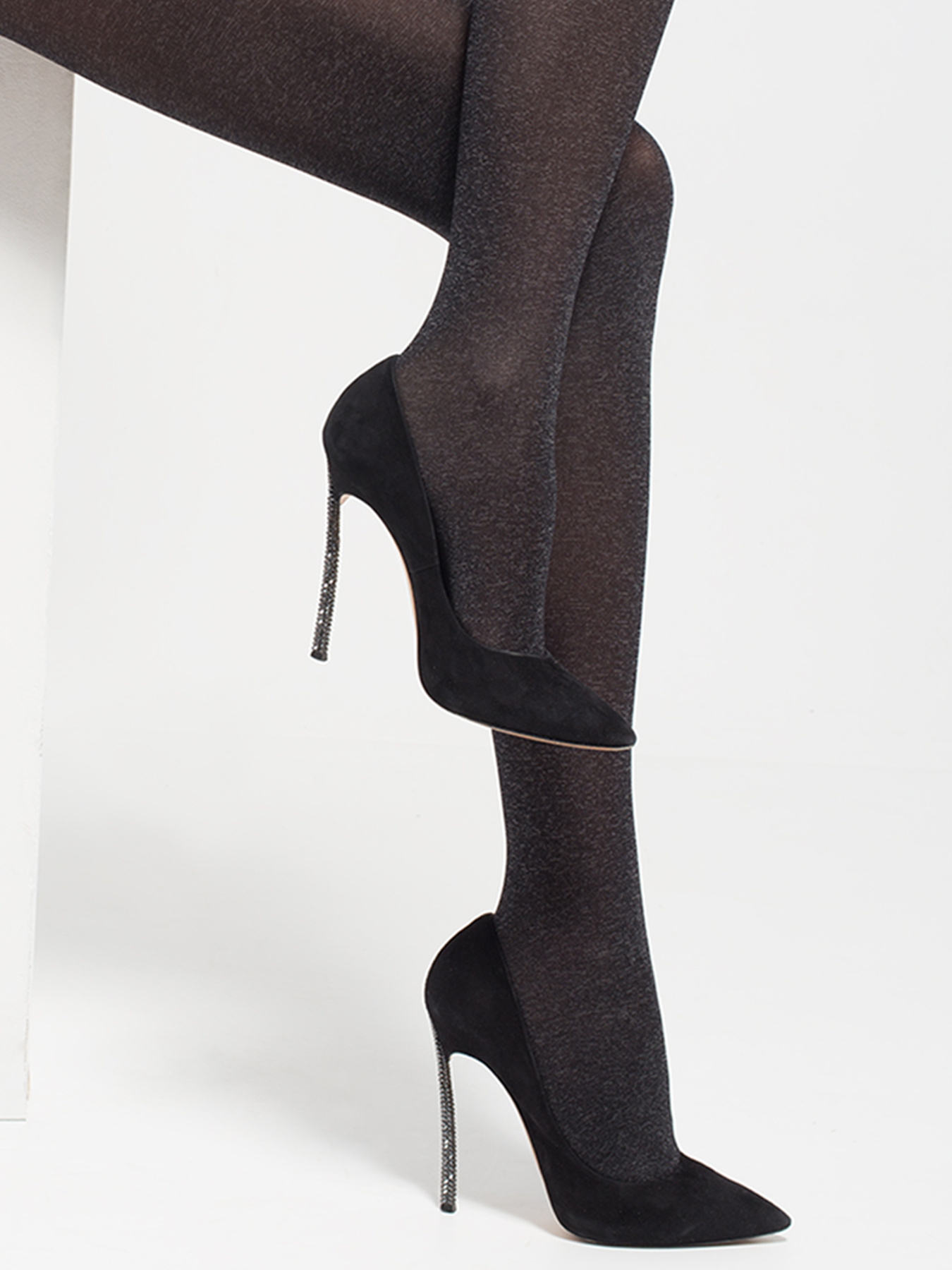 Колготи LEGS модель 410MELANGE60nero Фото