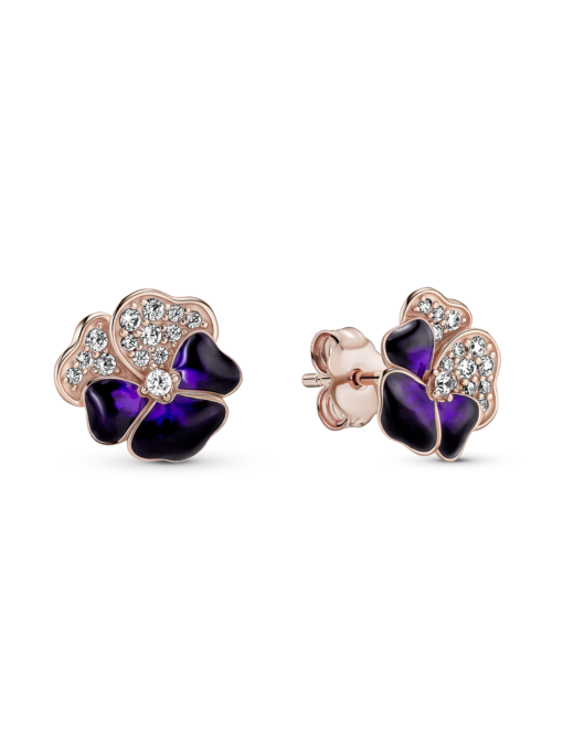 Серьги-гвоздики PANDORA Moments модель 280781C01 Фото