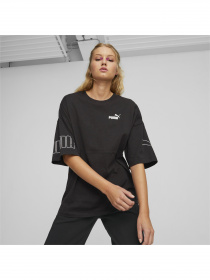 Футболка PUMA Power Colorblock Tee модель 673636 Фото