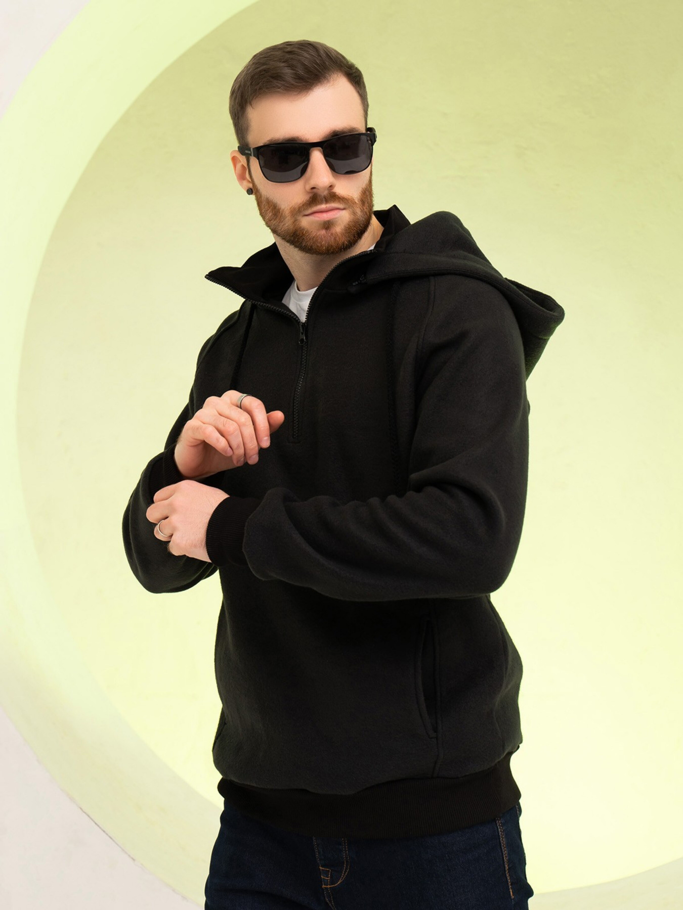 Худі ISSA Plus модель GN-516_black Фото