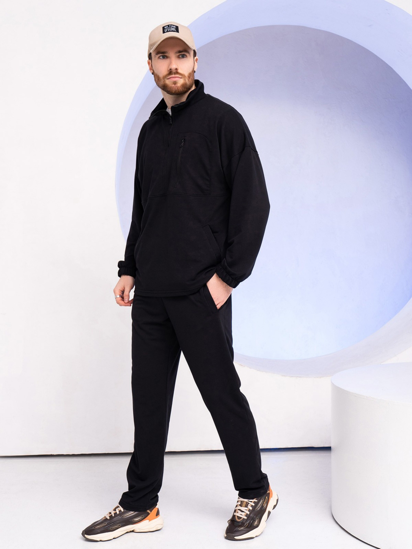 Спортивный костюм ISSA Plus модель GN-517_black Фото