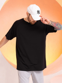 Футболка ISSA Plus модель GN-518_black Футболка ISSA Plus модель GN-518_black Фото