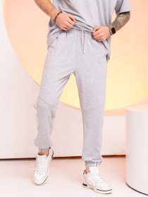 Штани спортивні ISSA Plus модель GN-519_lightgray Фото