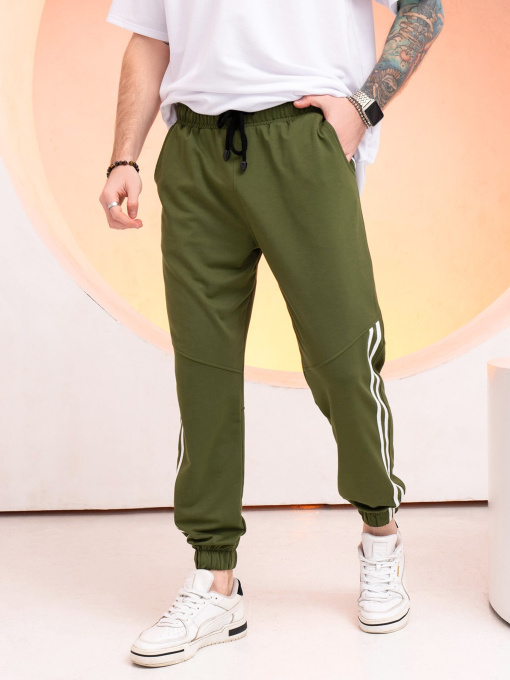 Штаны спортивные ISSA Plus модель GN-519_khaki Фото