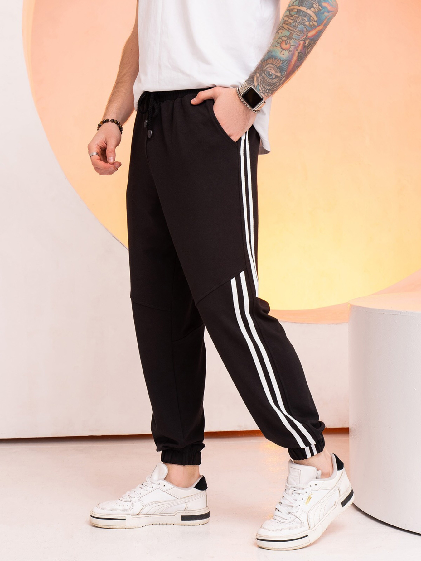 Штани спортивні ISSA Plus модель GN-519_black Фото