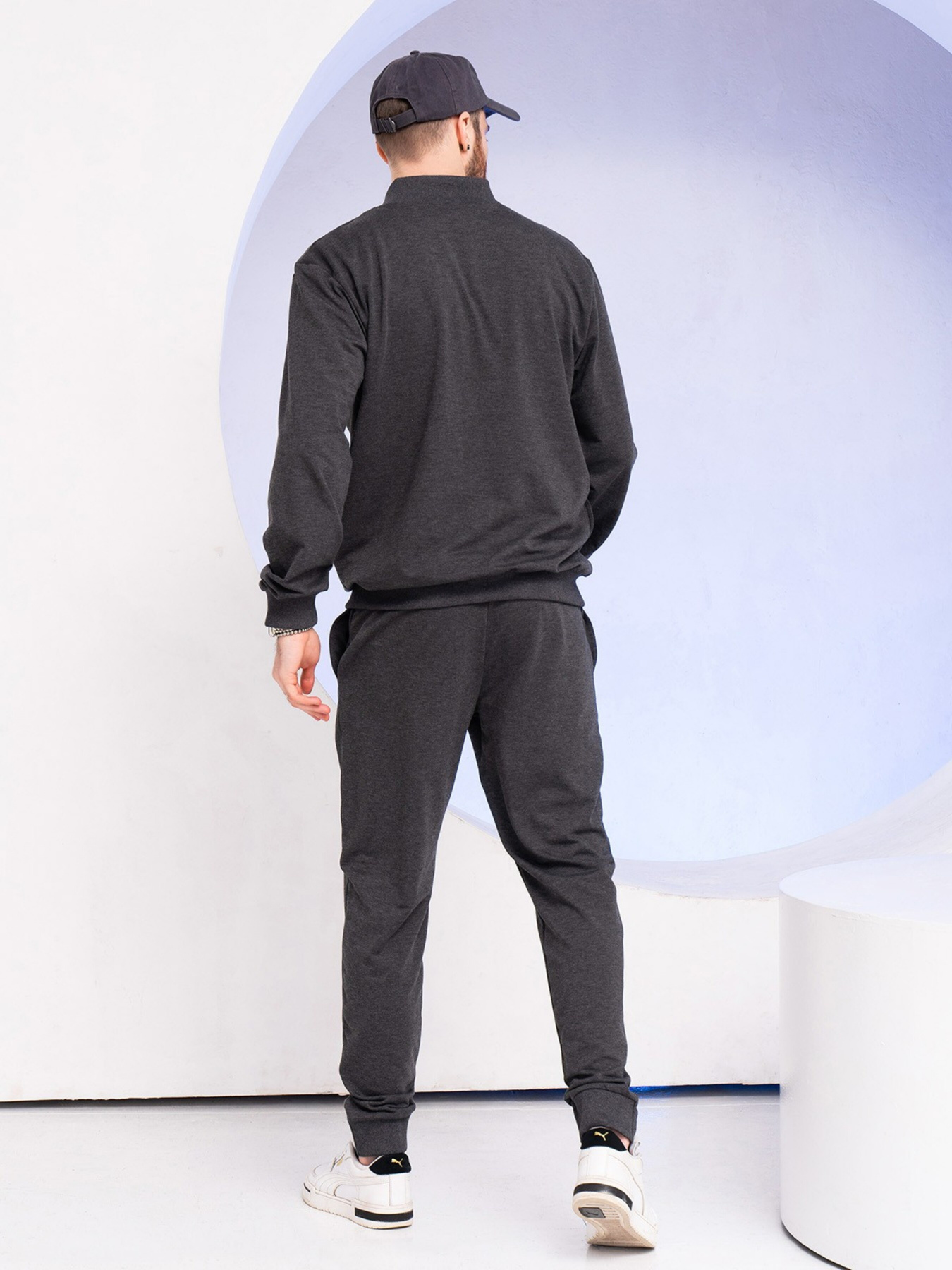 Спортивный костюм ISSA Plus модель GN-520_darkgray Фото