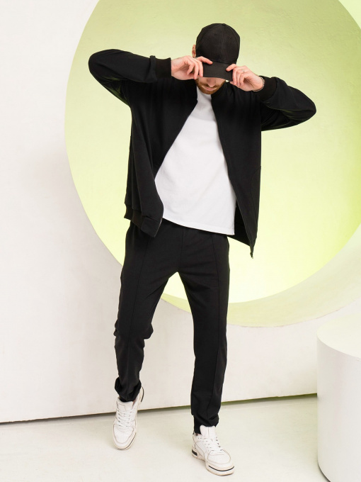 Спортивный костюм ISSA Plus модель GN-520_black Фото