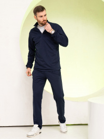 Спортивный костюм ISSA Plus модель GN-521_darkblue Фото