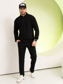 Спортивный костюм ISSA Plus модель GN-521_black Фото