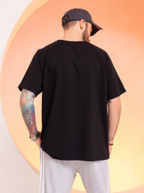 Футболка ISSA Plus модель GN-522_black Футболка ISSA Plus модель GN-522_black Фото