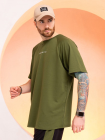 Футболка ISSA Plus модель GN-523_khaki Фото