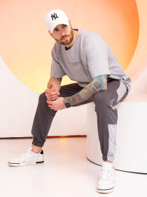 Спортивні штани ISSA Plus модель GN-524_grey Фото