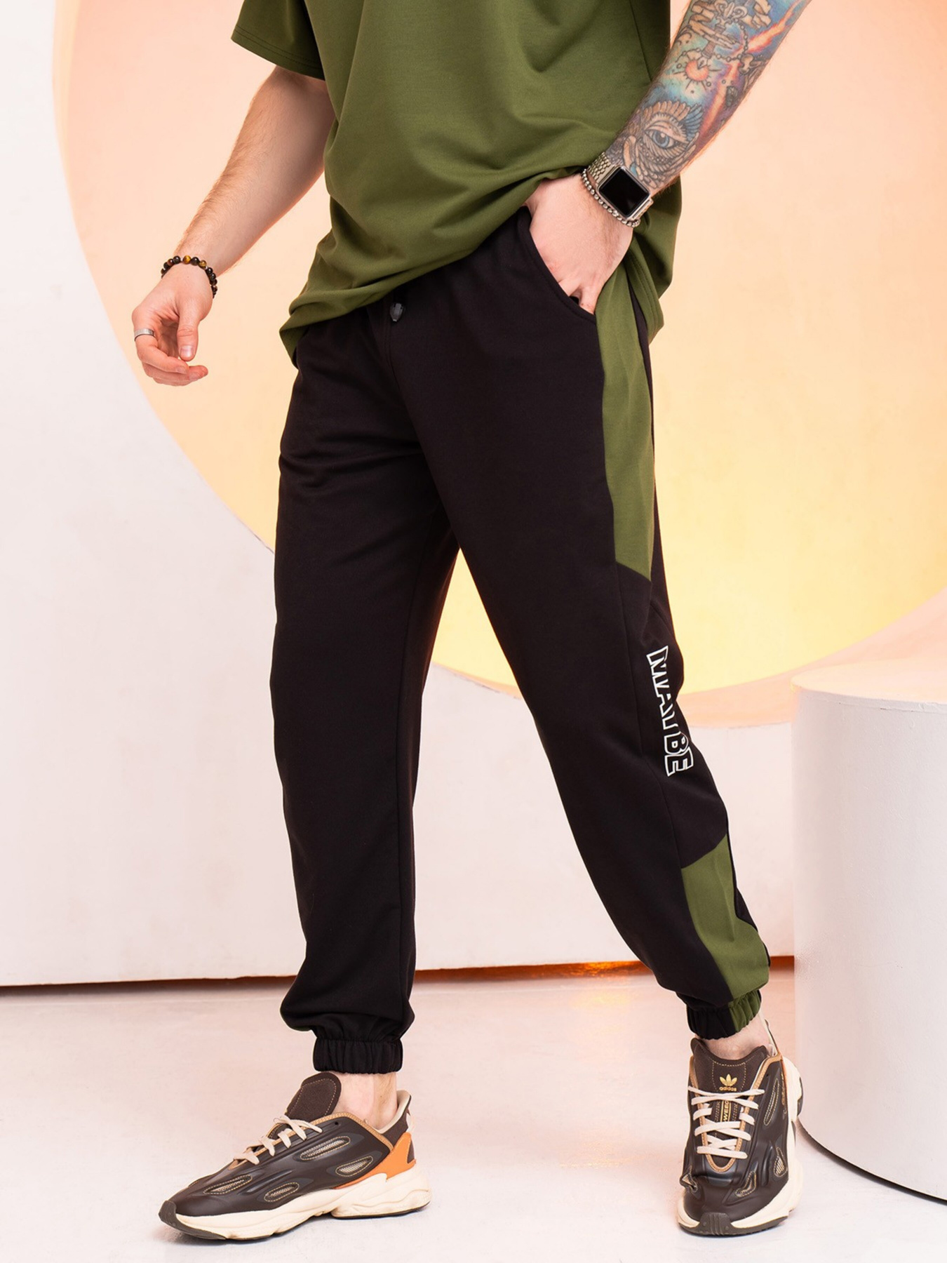 Спортивні штани ISSA Plus модель GN-524_black Фото