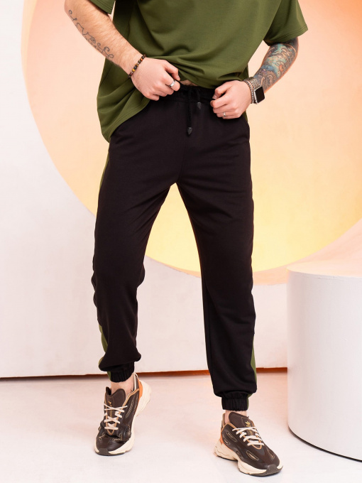 Штаны спортивные ISSA Plus модель GN-524_black Фото